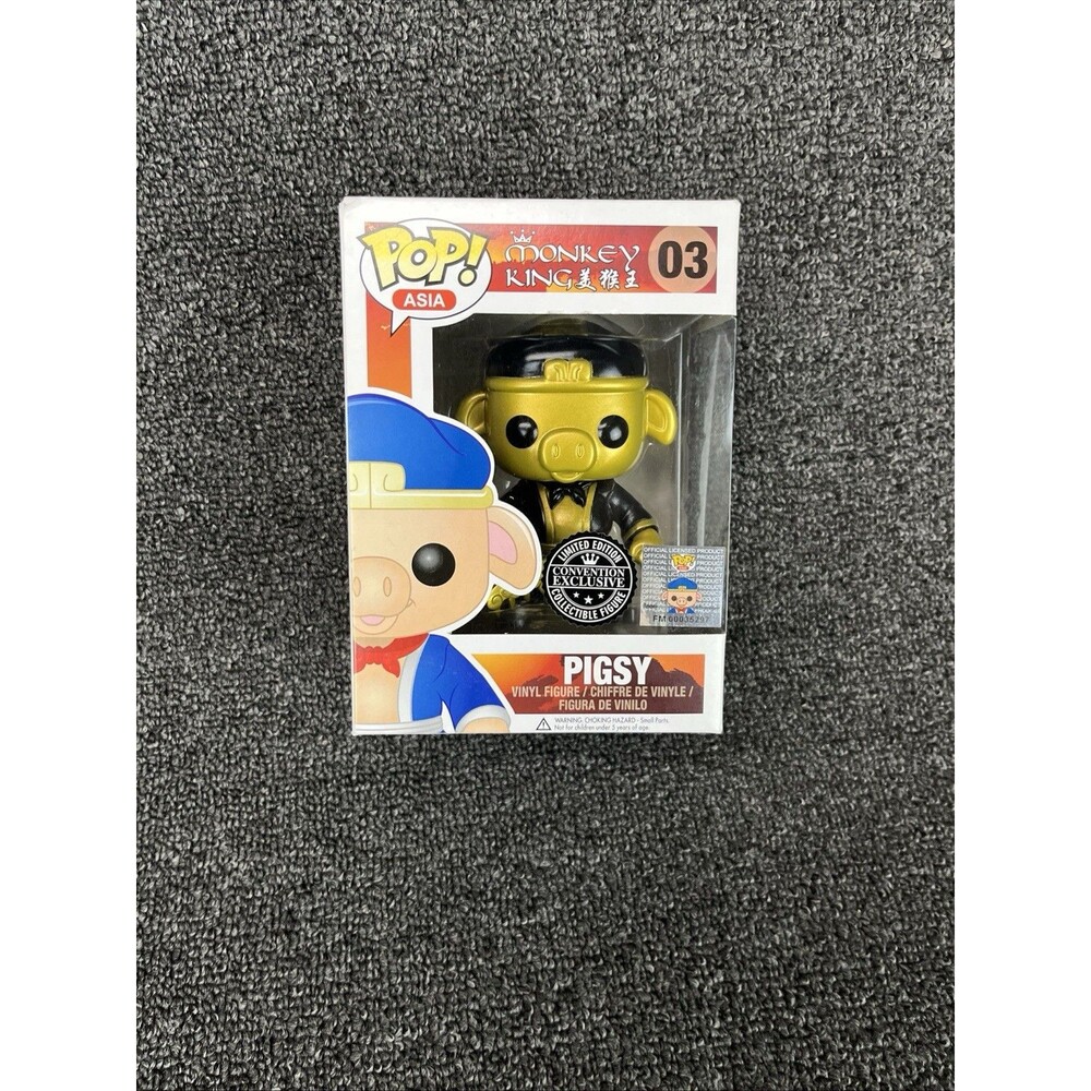 SDCC Funko POP Asia! Monkey King Pigsy (Gold) #03 (Box Wear)